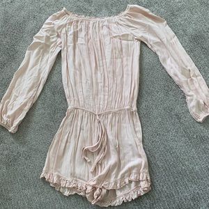 Off-the-shoulder Romper